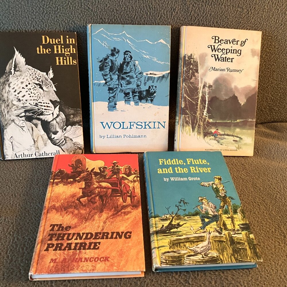 Lot of 5 Vintage Hardcover Weekly Reader Children's Book Club 60's BOOKS